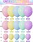 Pastel Balloon Arch Garland Kit, 130PCS Ice Cream Rainbow Balloon Arch with Candy & Ice Cream Foil Balloons for Birthday, Baby Shower, Gender Reveal & Dessert Party Decorations
